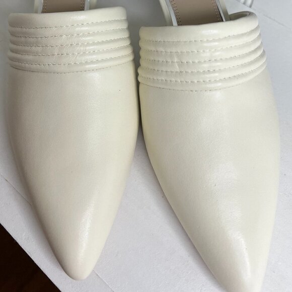 Paige Poppy in Leather Bone Size 9.5 - Picture 4 of 6